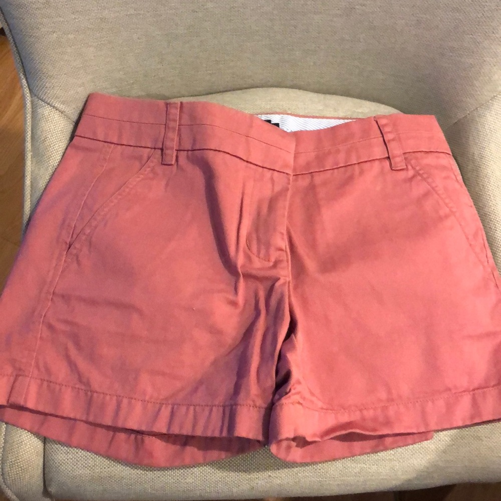 J Crew salmon Chino shorts